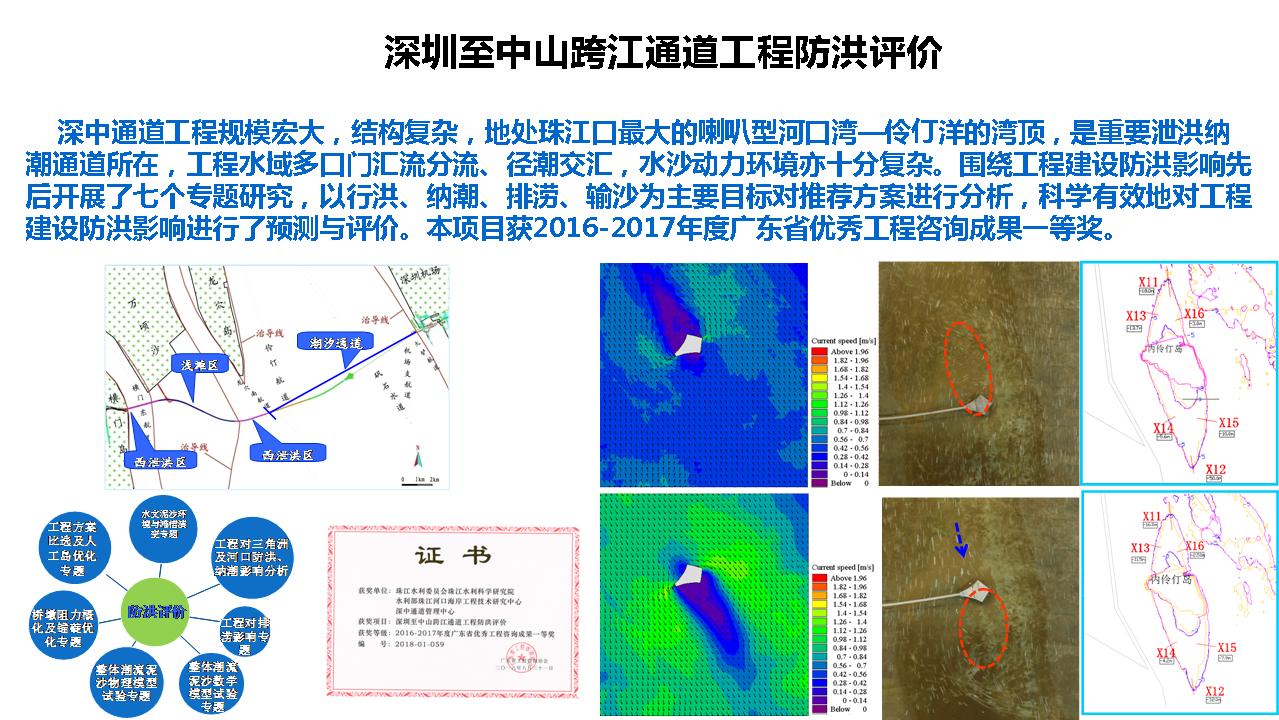 深圳至中山跨江通道工程防洪评价