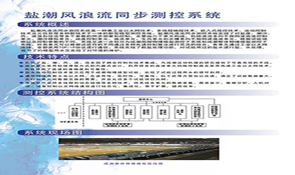 盐潮风浪流同步测控系统