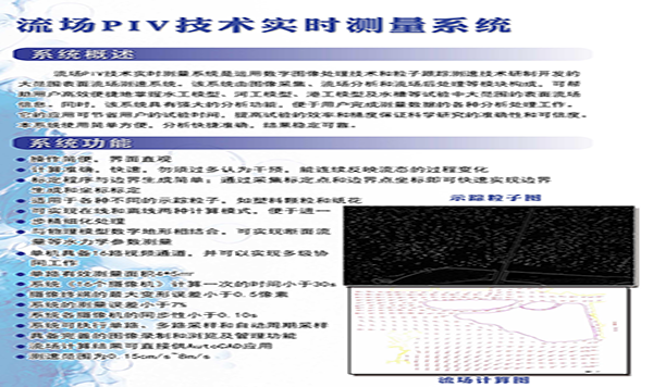 流场PIV技术实时测量系统