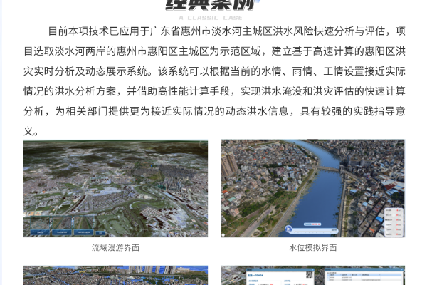 洪水实时模拟与洪灾动态评估技术——经典案例